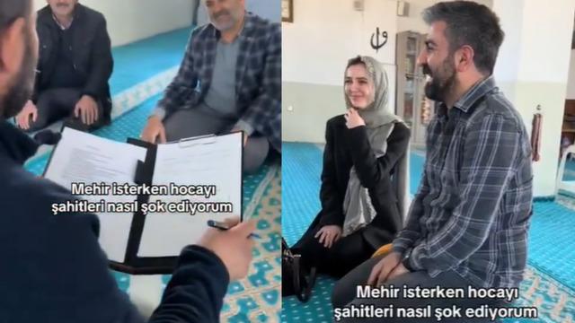 Gelinin mehir talebi gündem oldu! İmam bile şaştı kaldı...
