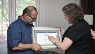 Yangın şehidinin diploması ailesine verildi
