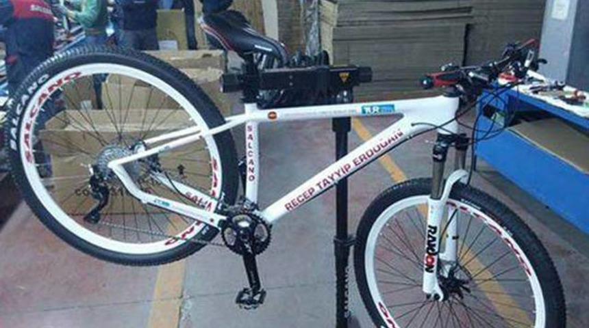 Tayyip Erdoğan'a özel bisiklet