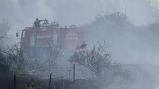 Beyşehir’de kampüs yakınlarındaki yangın korkuttu