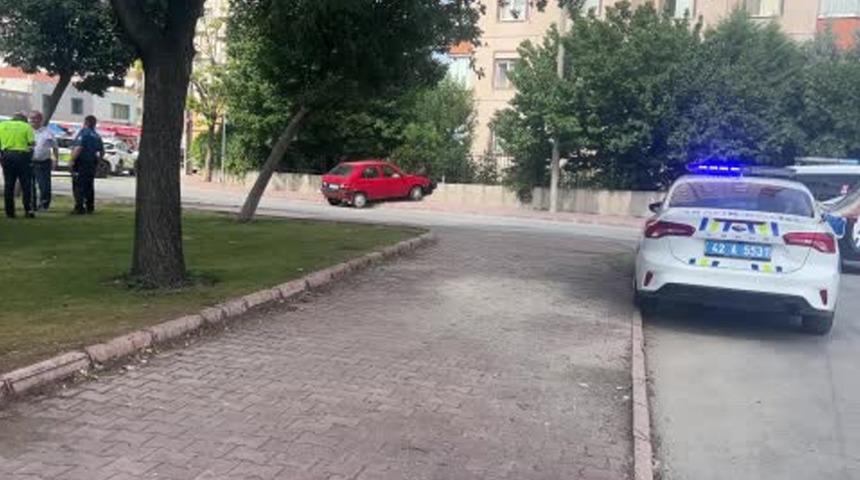 Yer: Konya! Dur ihtarına uymadı önce polise ardından duvara çarptı