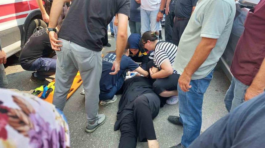 Sakarya'da sıcak saatler! Yayaya çarpıp kaçtı, kadın sürücü peşine düştü