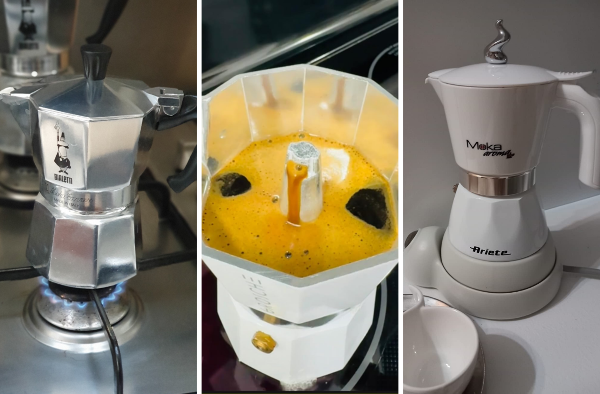 Evde gerçek İtalyan kahvesi için moka pot önerileri