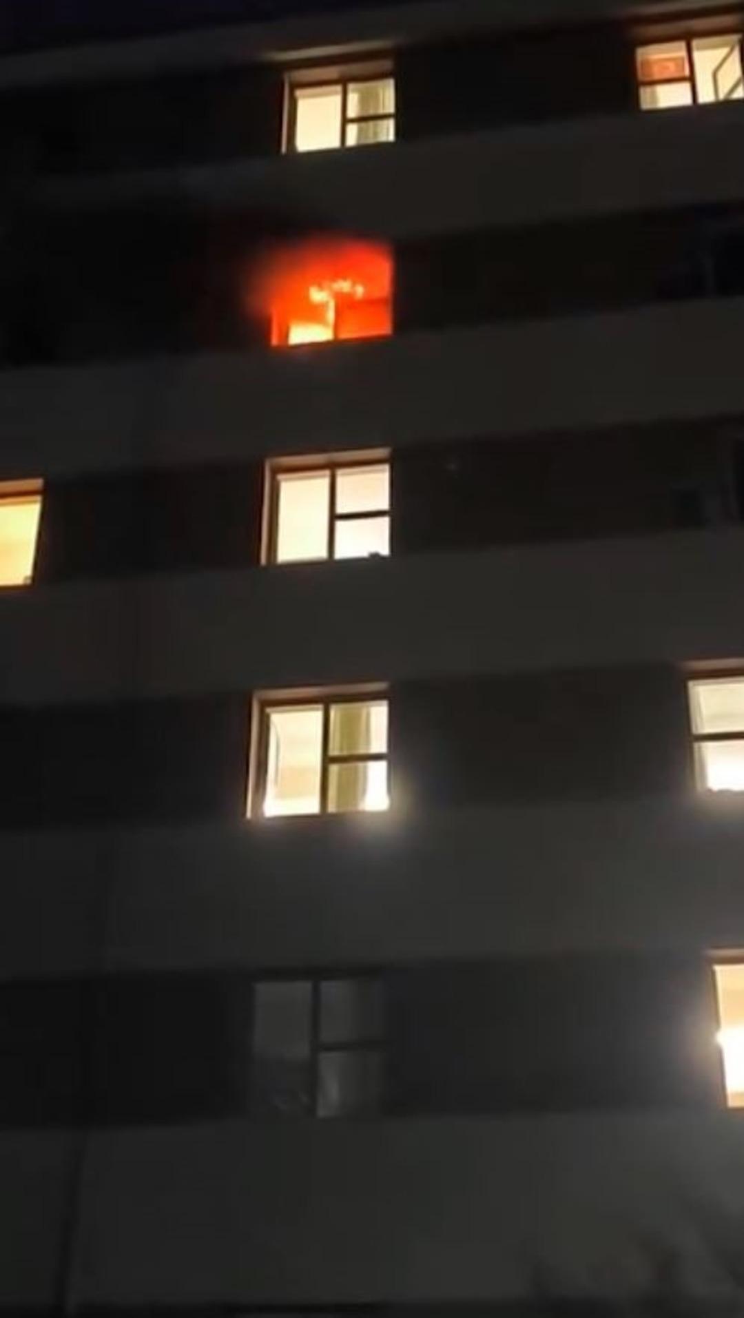 Bursa’da öğrenci yurdunda çıkan yangın söndürüldü 2