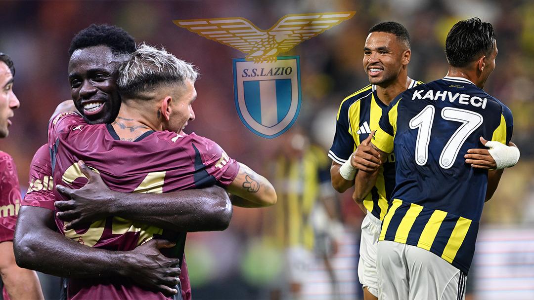 Ezeli rakipler Fenerbah&ccedil;e ile Galatasaray, Lazio karşısına &ccedil;ıktı! Ortaya &ccedil;ıkan istatistik herkesi şaşırttı... Galatasaray o alanda Fenerbah&ccedil;e'yi 3'e katladı