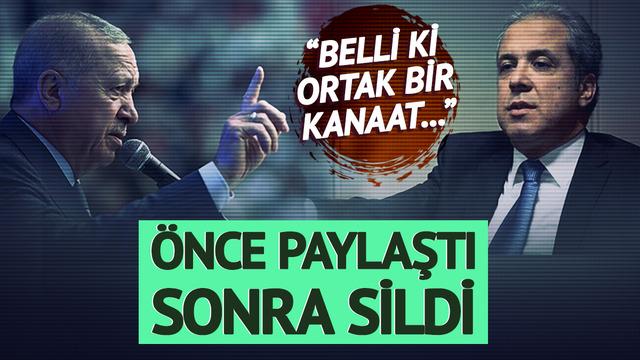 AK Partili Şamil Tayyar önce paylaştı, sonra sildi! Erken seçim sinyalleri peş peşe gelmeye başladı: Belli ki ortak bir kanaat oluşmuş