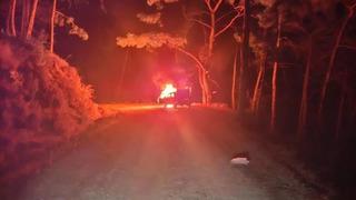 Seyir halindeyken bir anda alev aldı! Araç kül oldu