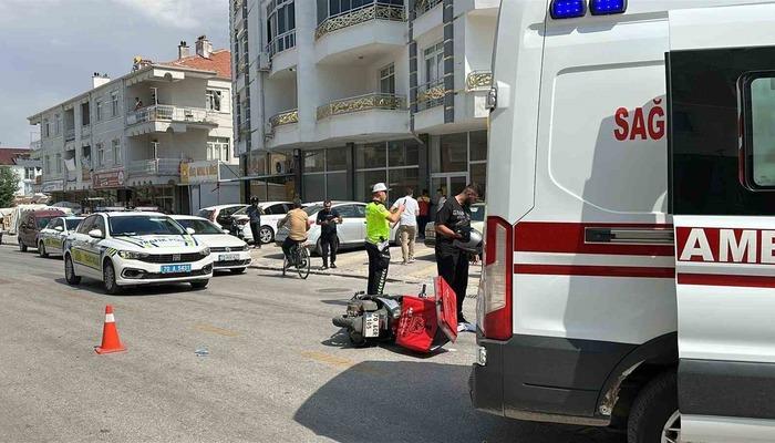 700x400 Karaman’da otomobille çarpışan motokurye yaralandı
