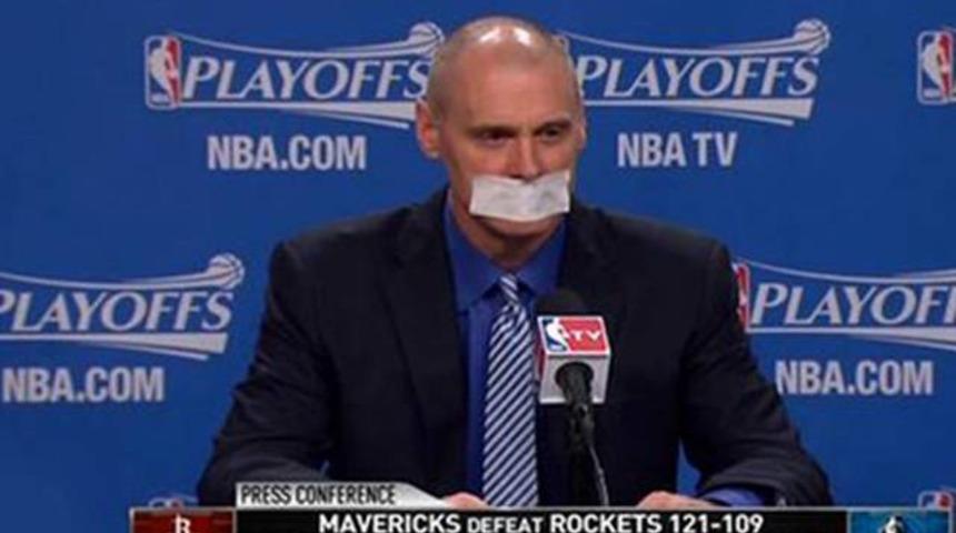 Dallas Mavericks ko&ccedil;u cezaya 'bant' &ccedil;ekti