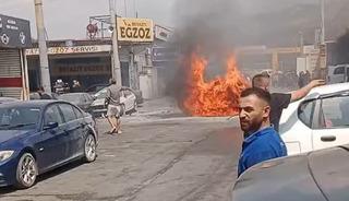 Yer İzmir… Jaguar'ın elektrikli arabası kendi kendine yandı