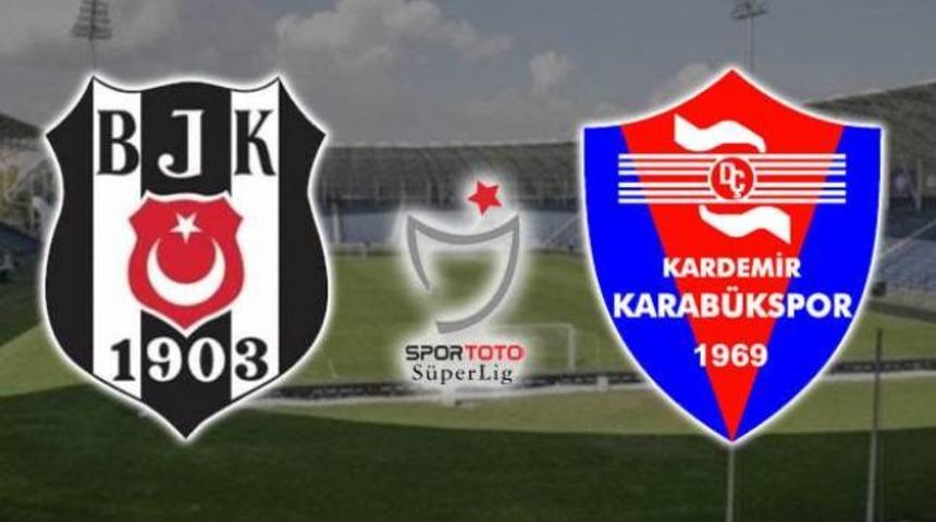 Beşiktaş - Karab&uuml;kspor ma&ccedil; &ouml;zeti ve gol pozisyonları