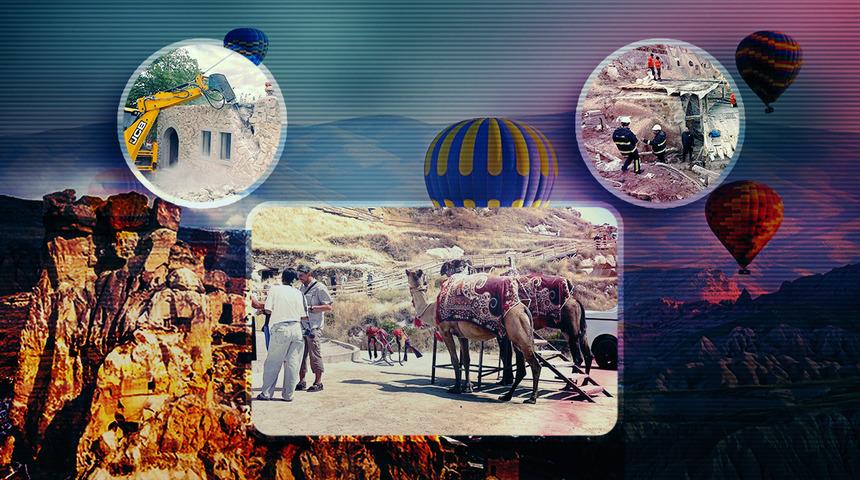 Develer toplandı, binden fazla kaçak bina yıkıldı: Kapadokya'da düğmeye basıldı! Alan Başkanlığından yeni koruma planı