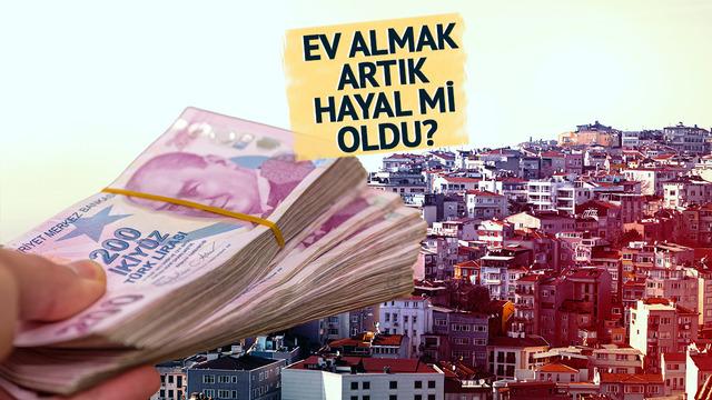Konut kredisi imkansıza doğru gidiyor! 4 asgari ücretli bir araya gelse bile tek taksiti ödeyemiyor! İşte 3 milyon liranın geri ödemesi…