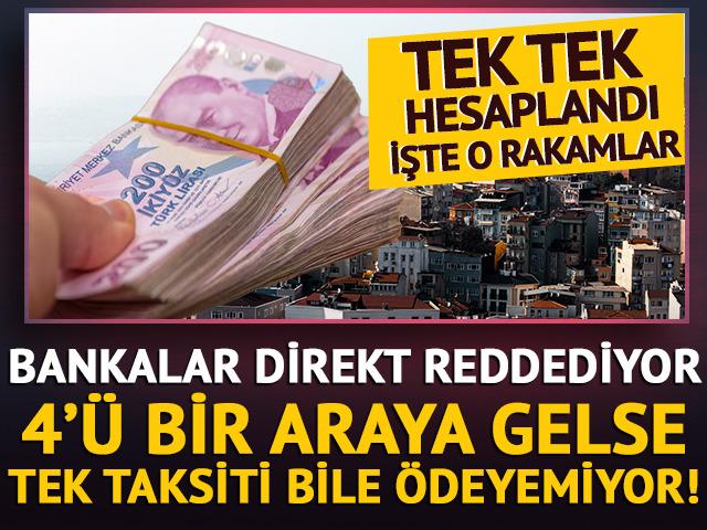 Konut kredisi imkansıza doğru gidiyor! 4 asgari ücretli bir araya gelse bile tek taksiti ödeyemiyor! İşte 3 milyon liranın geri ödemesi…
