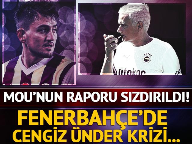 Fenerbahçe'de Cengiz Ünder şoku! Mourinho'nun raporu sızdırıldı...
