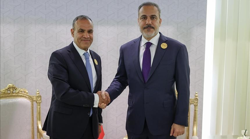 Bakan Fidan'dan Mısırlı mevkidaşıyla 'Gazze' teması