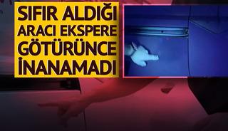Sıfır araç aldı, 1 saat sonra şok yaşadı
