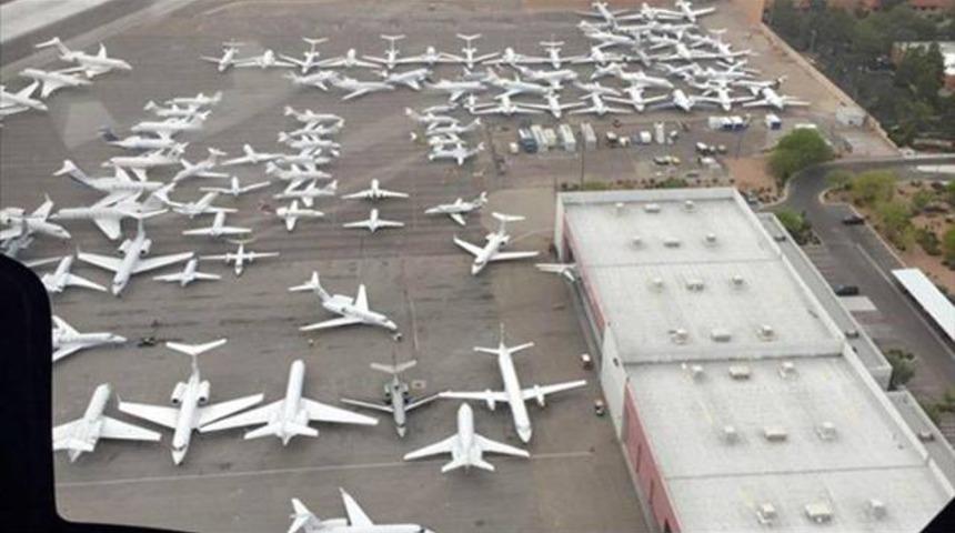 Milyonerler Las Vegas'a akın etti