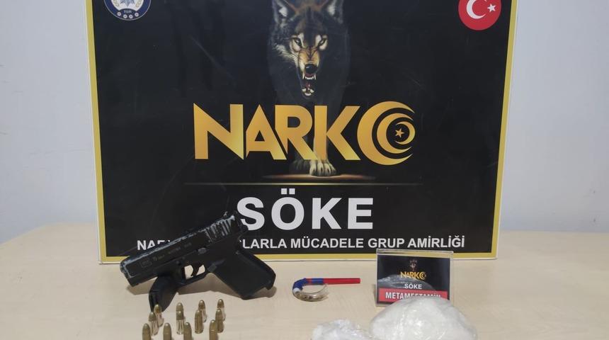 Aydın'da evinde uyuşturucu ele geçirilen şüpheli tutuklandı