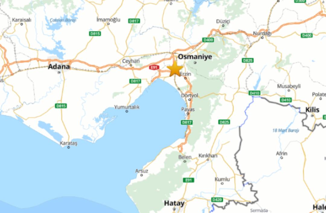 AFAD duyurdu! Hatay da 3.9 büyüklüğünde deprem 1