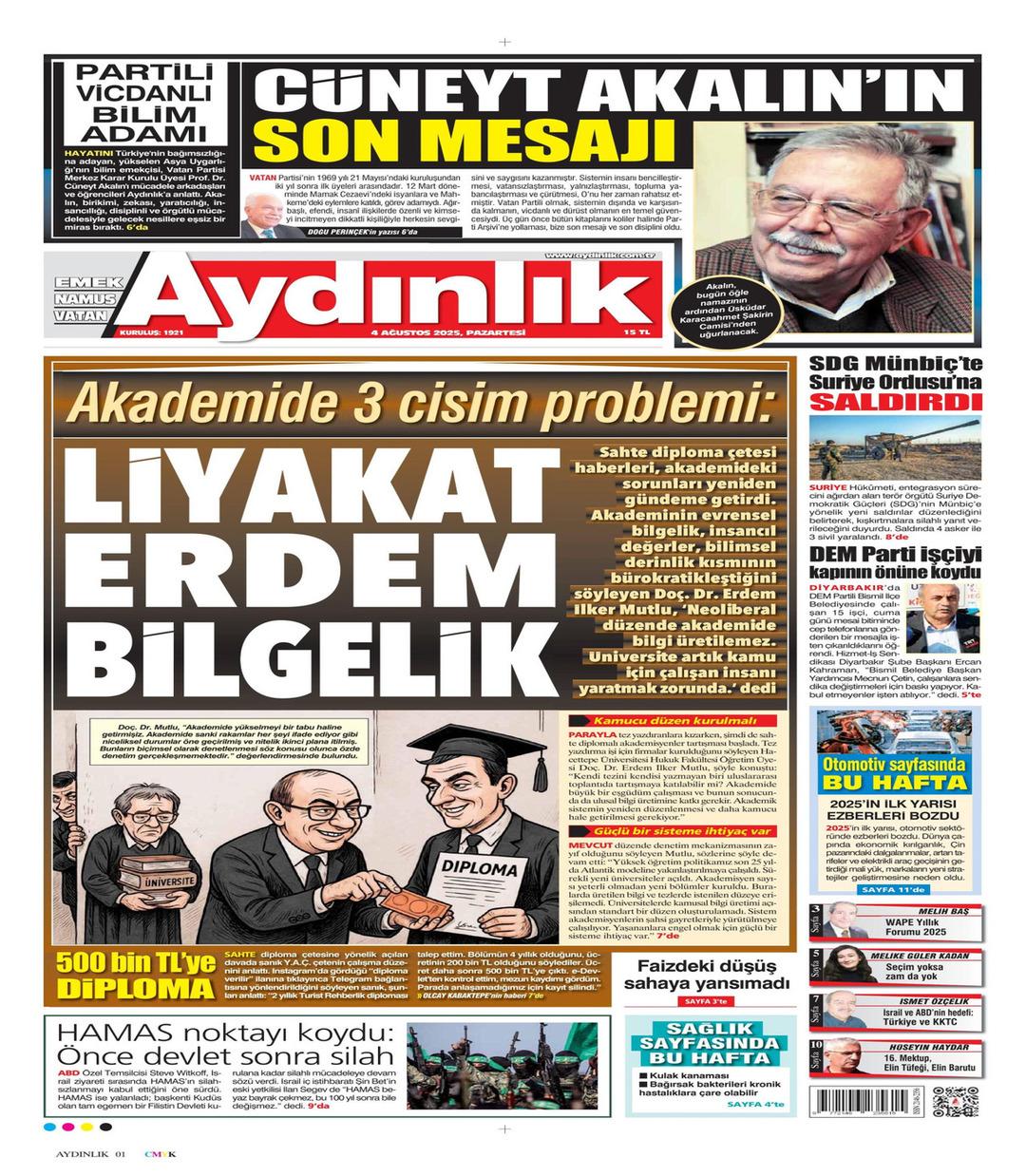 Aydınlık Gazetesi
