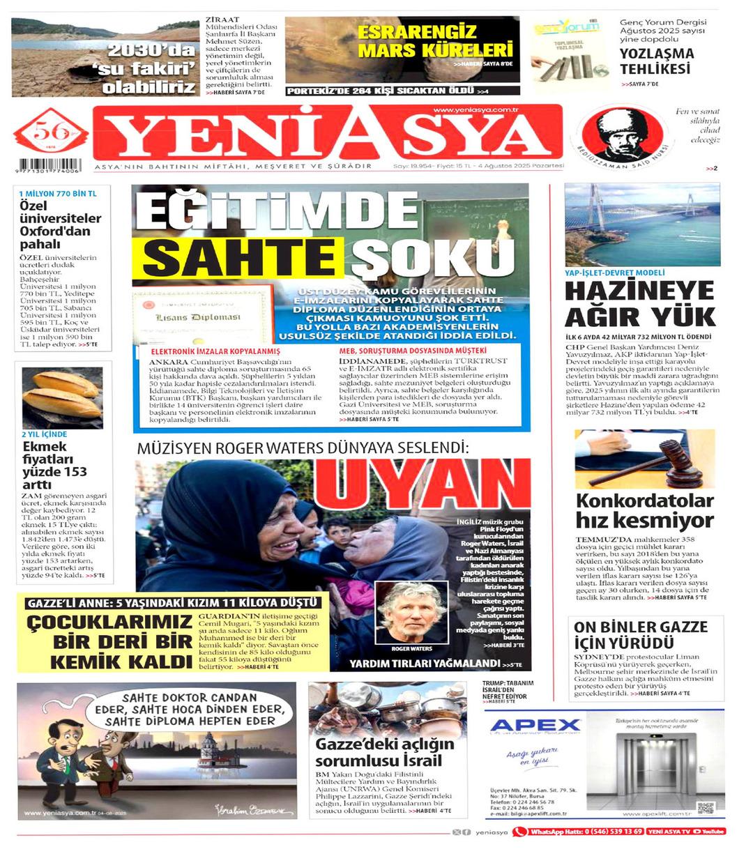 Yeni Asya Gazetesi