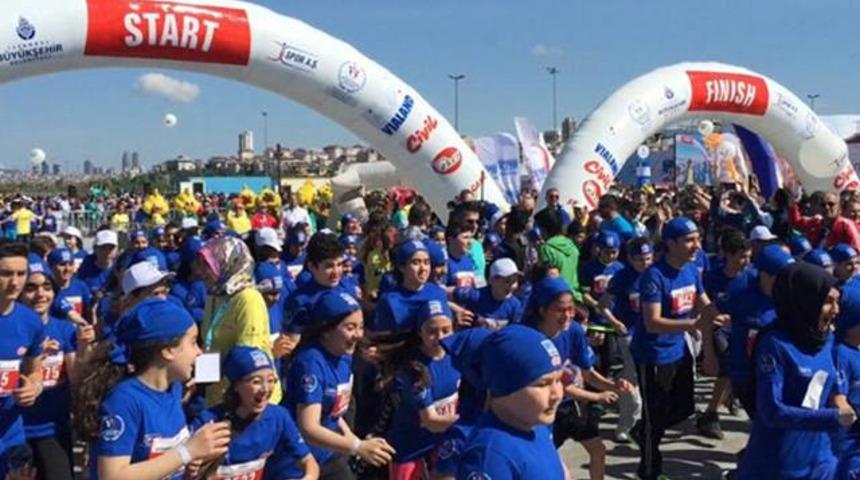 İstanbul Çocuk Maratonu şöleni