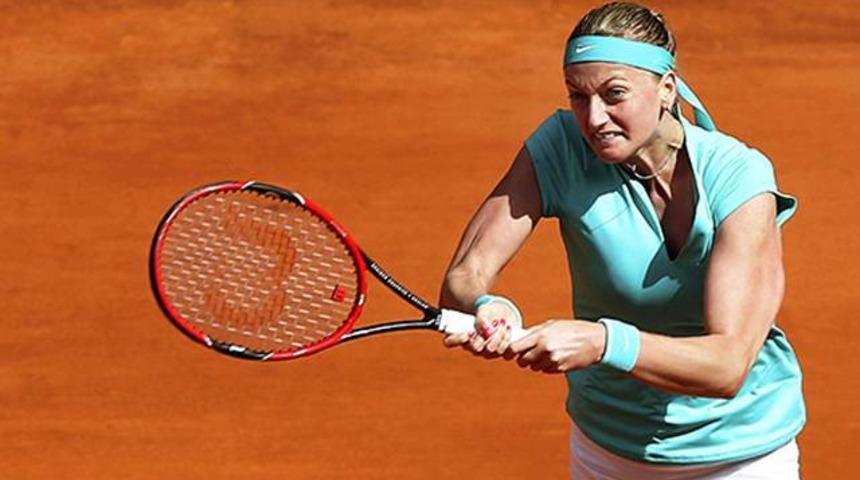 Madrid Açık'ta zafer Kvitova'nın