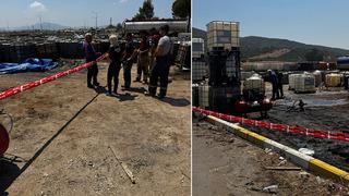 İzmir'de panik anları! Akaryakıt toplama alanında patlama: 16 araçta hasar oluştu