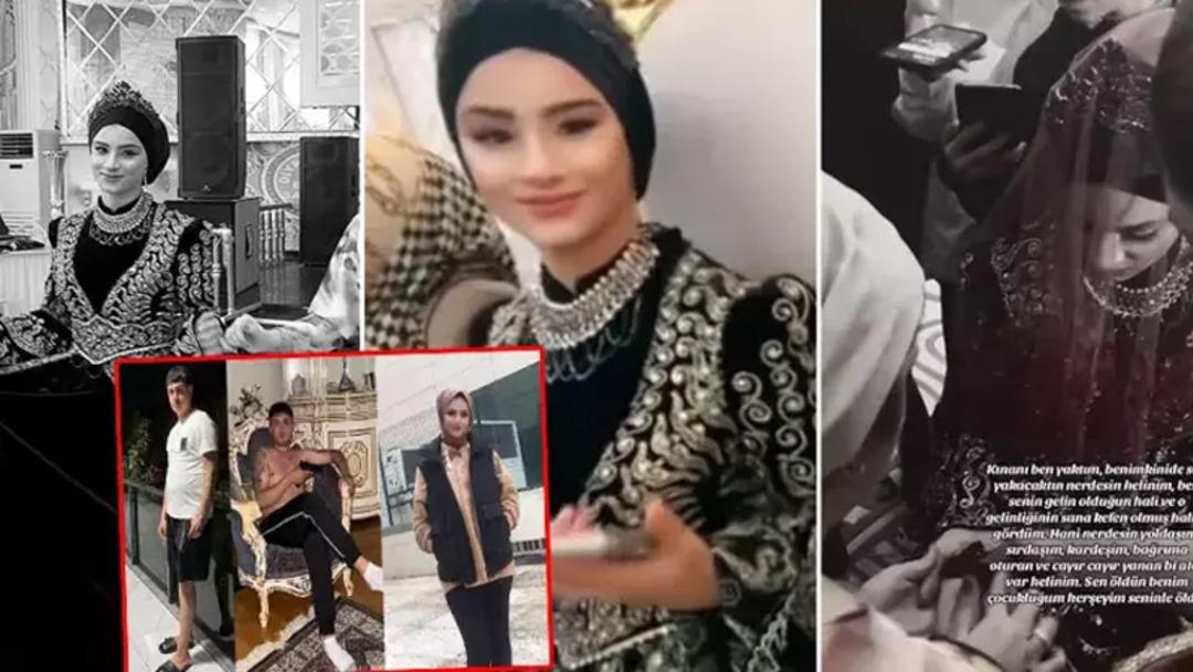 Diyarbakır'da &ouml;ld&uuml;r&uuml;len 3 aylık hamile Helin'in kına gecesi g&ouml;r&uuml;nt&uuml;leri &ccedil;ıktı! 'O gelinlik sana kefen oldu'