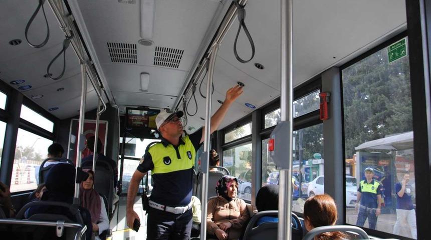 Şanlıurfa'da klimasız yolcu taşıyan toplu taşıma araçlarına para cezası uygulandı