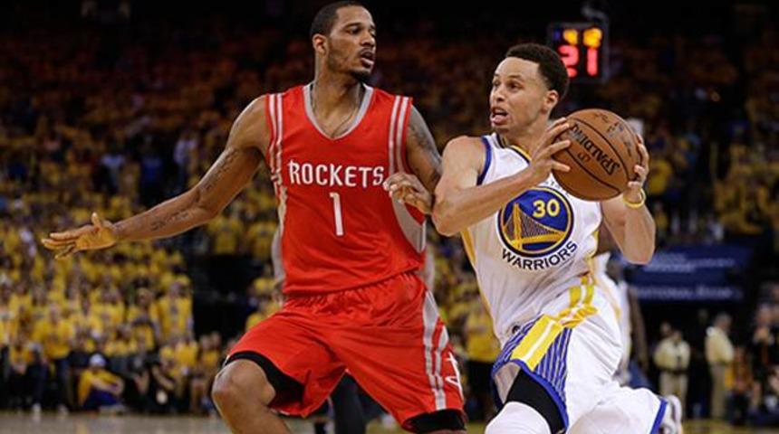 Batı finalinde ilk maç Warriors'ın