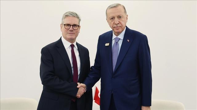 Cumhurbaşkanı Erdoğan'dan İngiltere Başbakan Starmer'e 'Filistin tebriği'