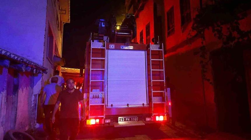 Hisarcık’ta evin mutfağında çıkan yangın büyümeden söndürüldü
