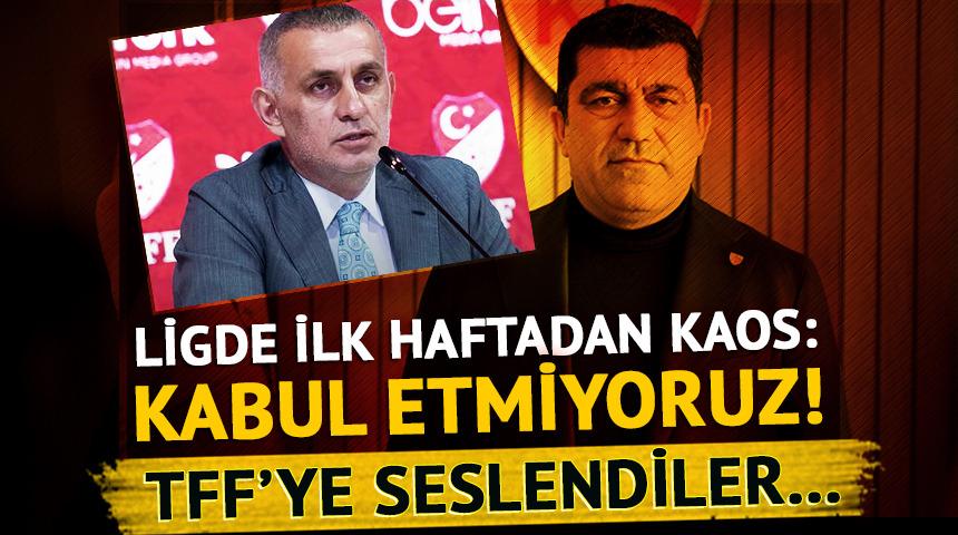 Süper Lig'de ilk haftadan kaos! Ortalık karıştı: Kabul etmiyoruz