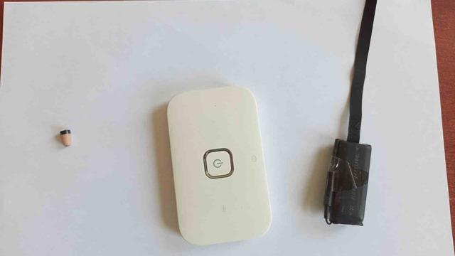 Kopya düzeneğiyle ehliyet sınavına giren şahıs yakalandı