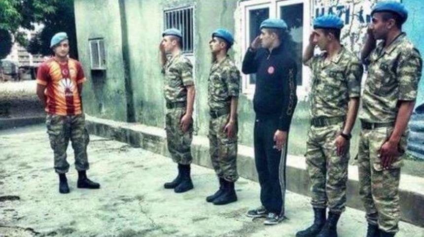 Kışlada Galatasaray 'selam'ı