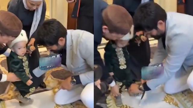 Gündem olan görüntü: Yürüme töreninde kurdele kesen Burak Özçivit'in kazancı şoke etti