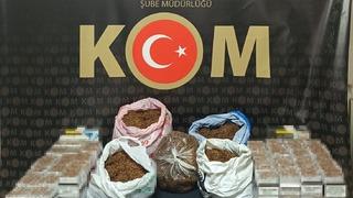 Karaman’da uyuşturucu, kaçak tütün ve ruhsatsız silahlar ele geçirildi