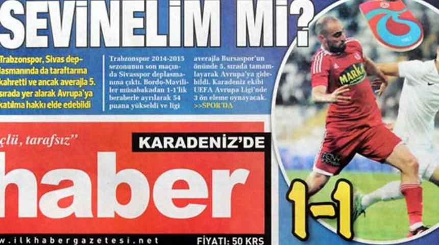 Trabzonspor'a yerel basından sert tepki