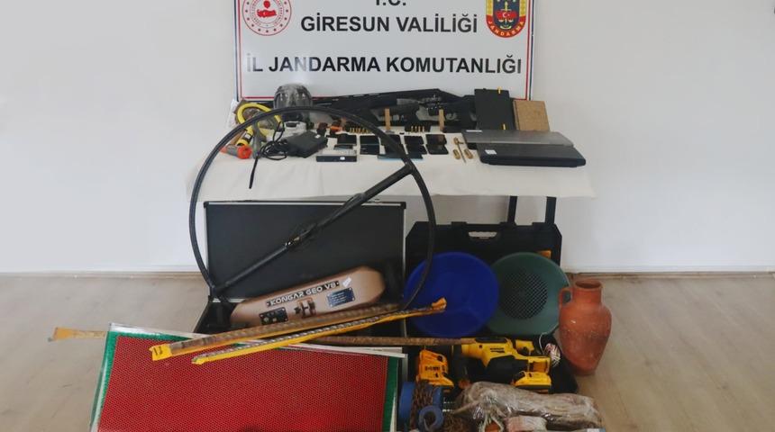 Giresun merkezli tarihi eser kaçakçılığı operasyonu! 3 şüpheli tutuklandı