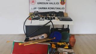 Giresun merkezli tarihi eser kaçakçılığı operasyonu! 3 şüpheli tutuklandı
