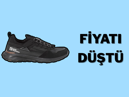 "Şık, hafif ve şaşırtıcı derecede rahat.." Jack Wolfskin spor ayakkabıda indirim var