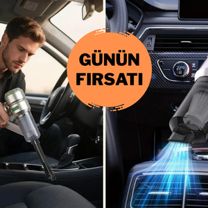 Arabanızda temizlik artık saniyeler sürecek! Hoala Hoala Araç İçi Şarjlı Süpürge günün fırsat ürünü