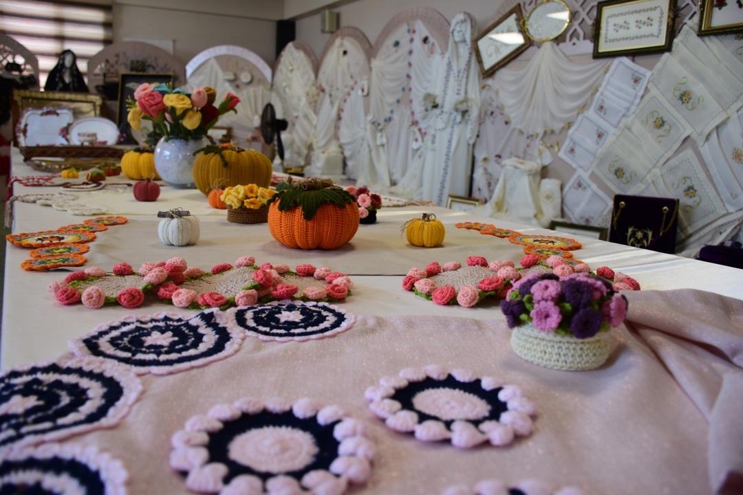 Gaziantepli kadınların el emeği sergisi göz kamaştırdı 8