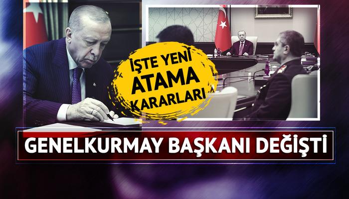Kritik 'YAŞ' kararları açıklandı! Genelkurmay başkanı değişti