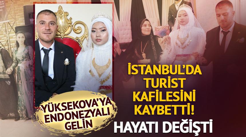 Yüksekova'ya Endonezyalı gelin
