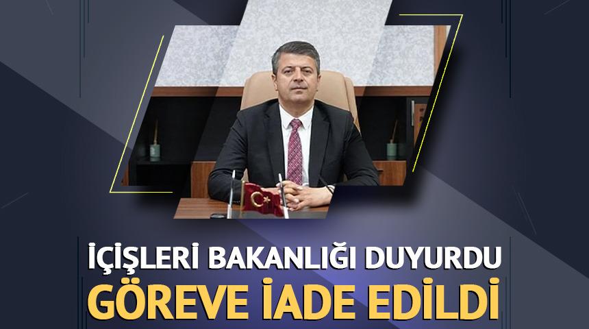 Son dakika! Adıyaman Belediye Başkanı Abdurrahman Tutdere görevine iade edildi