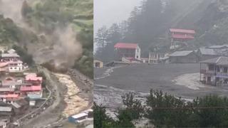 Yer: Hindistan! Heyelan evleri sürükledi, onlarca kişiden haber alınamıyor! O anlar kamerada