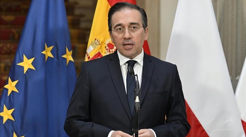 İspanya Dışişleri Bakanı Albares, AB'yi İsrail'e karşı çok geç harekete geçmekle suçladı